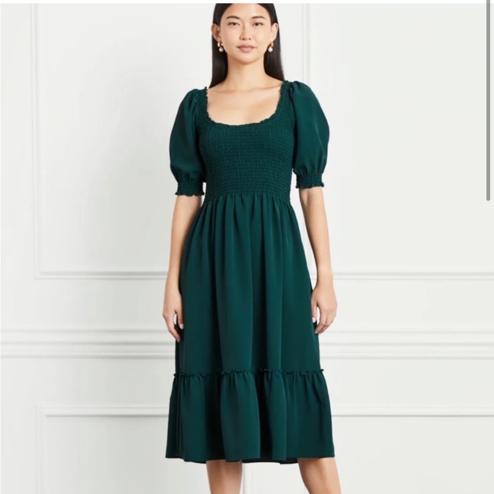 Hill House Green Midi Dress
